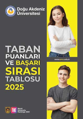 TC uyruklu öğrenciler için Puan Türü ve Başarı Sırası Tablosu